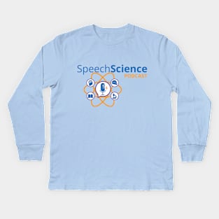 Speech Science Podcast 3 Kids Long Sleeve T-Shirt